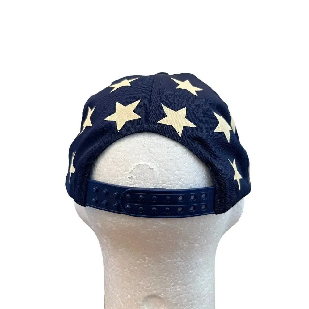 Vintage Trinity Industries Hat Cap Sine Die Snap Back OS 1997 Red White Blue